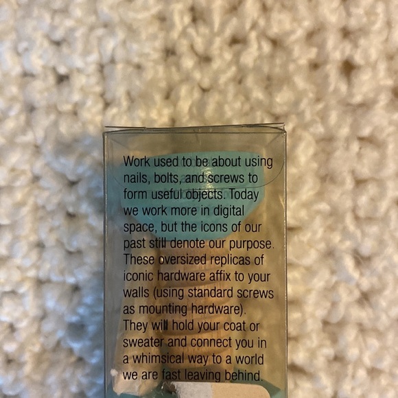 Design Ideas Decorative Hardware Hook Blue - Picture 5 of 5